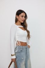 ⁦חולצת פתח כיווץ⁩ – תמונה ⁦7⁩