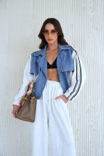 חליפת ג׳קט שילוב ג׳ינס