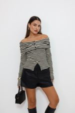 ⁦חולצת ריטה פסים⁩ – תמונה ⁦7⁩