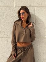 ⁦חליפת בטן צווארון⁩ – תמונה ⁦2⁩