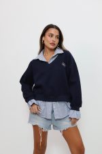 ⁦חולצה צווארון משבצות⁩ – תמונה ⁦6⁩