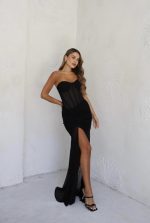 ⁦שמלת מחוך מקסי⁩ – תמונה ⁦4⁩