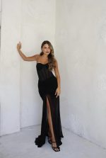 ⁦שמלת מחוך מקסי⁩ – תמונה ⁦5⁩