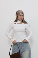 ⁦חולצת פתח סיבוב⁩ – תמונה ⁦5⁩