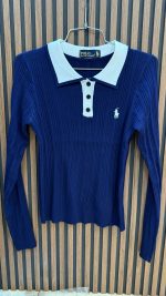 ⁦סריג פולו צווארון כפתורים⁩ – תמונה ⁦5⁩