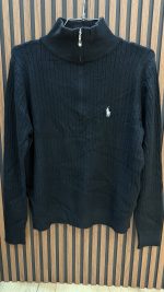 ⁦סריג פולו חצי רוכסן⁩ – תמונה ⁦2⁩