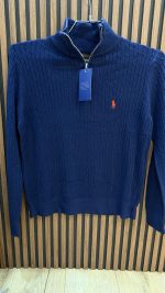 ⁦סריג פולו חצי רוכסן⁩ – תמונה ⁦5⁩