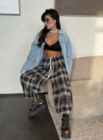 ⁦מכנס משבצות בלון⁩ – תמונה ⁦5⁩