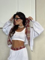 ⁦חליפת קורדרוי משבצות⁩ – תמונה ⁦2⁩