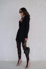 ⁦סט אוברול ומכנס תחרה⁩ – תמונה ⁦5⁩