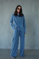 ⁦חליפת ג׳ינס כיתוב⁩ – תמונה ⁦6⁩