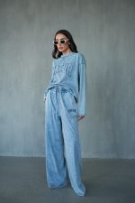 ⁦חליפת ג׳ינס כיתוב⁩ – תמונה ⁦3⁩