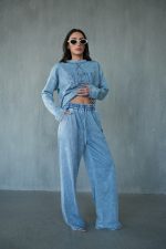 ⁦חליפת ג׳ינס כיתוב⁩ – תמונה ⁦5⁩