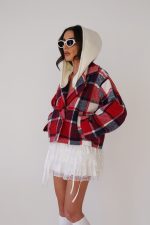 ⁦ג׳קט משבצות קפוצ׳ון⁩ – תמונה ⁦11⁩