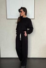 ⁦חליפת סריג שרוול כפלים⁩ – תמונה ⁦5⁩