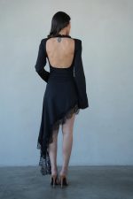 ⁦שמלת אלכסון תחרה⁩ – תמונה ⁦3⁩