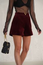 ⁦שורט קטיפה⁩ – תמונה ⁦2⁩