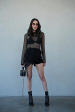 ⁦חולצת שיפון אלכסון⁩ – תמונה ⁦3⁩