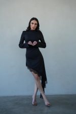 ⁦שמלת אלכסון תחרה⁩ – תמונה ⁦5⁩