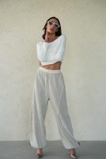 ⁦מכנס ווש גומי הדפס⁩ – תמונה ⁦5⁩