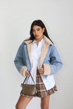 ⁦ג׳קט ג׳ינס שילוב פרווה⁩ – תמונה ⁦10⁩