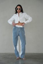 ⁦מכנס שילוב ג׳ינס⁩ – תמונה ⁦7⁩