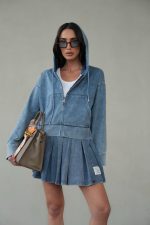 חליפת חצאית קפוצון