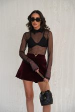 בגד גוף רזיל צווארון