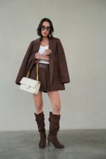 ⁦חליפת חצאית קורדרוי⁩ – תמונה ⁦2⁩