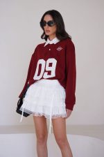 חצאית שילוב תחרה