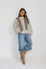 ⁦סריג צמר שילוב עליונית⁩ – תמונה ⁦8⁩