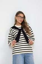 ⁦סריג צמר שילוב עליונית⁩ – תמונה ⁦7⁩