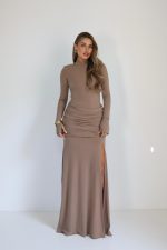 ⁦שמלת מקסי כיווץ⁩ – תמונה ⁦17⁩