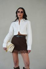 חצאית סיומת תחרה