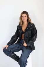 ⁦ג׳קט עור אדל⁩ – תמונה ⁦2⁩