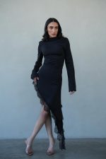 שמלת אלכסון תחרה