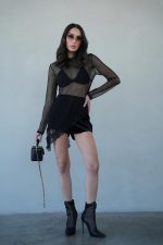 חולצת שיפון אלכסון