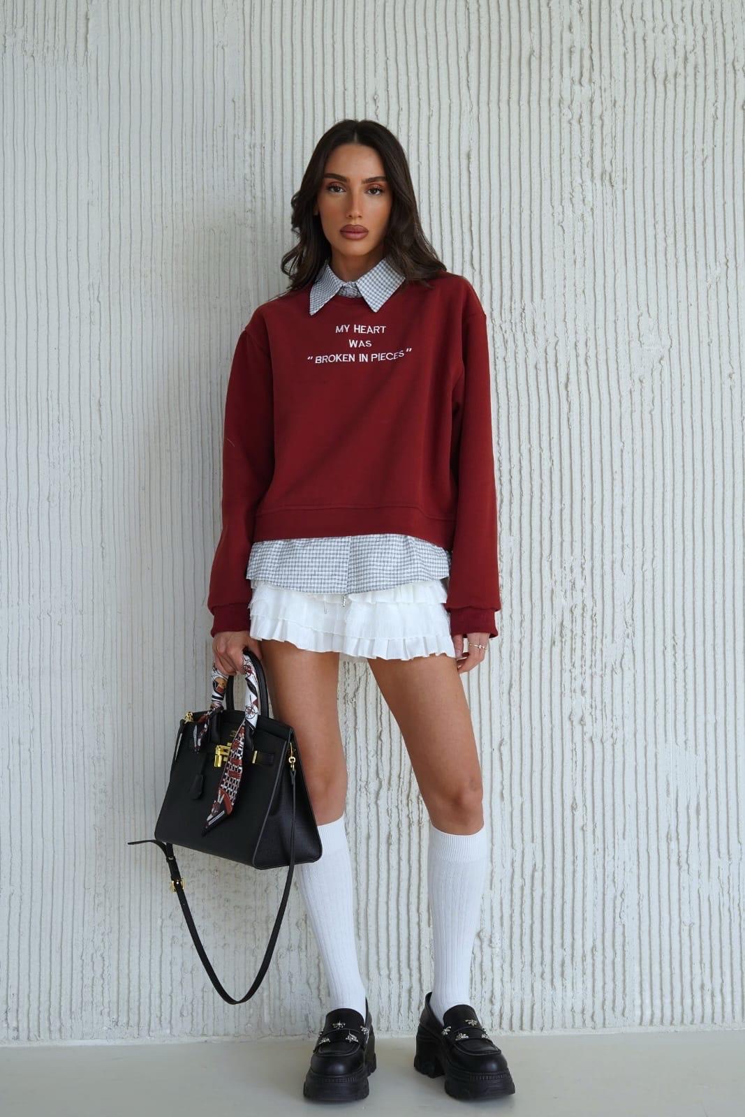 945d0b0f-b4bf-4c88-ad1c-0efad2255437 חולצה שילוב משבצות – תמונה 1