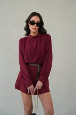 ⁦אוברול שורט חגורה⁩ – תמונה ⁦3⁩