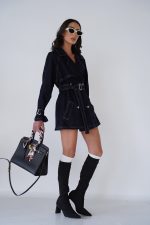 ⁦ג׳קט ג׳ינס שילוב קפוצ׳ון⁩ – תמונה ⁦4⁩