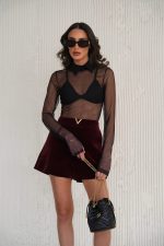 ⁦שורט קטיפה⁩ – תמונה ⁦4⁩