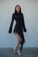 ⁦שמלת אלכסון תחרה⁩ – תמונה ⁦6⁩