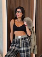 ⁦מכנס משבצות⁩ – תמונה ⁦4⁩