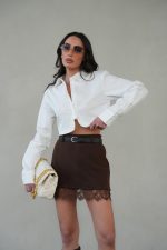 ⁦חצאית סיומת תחרה⁩ – תמונה ⁦11⁩