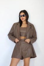 ⁦חליפת עור 3 חלקים⁩ – תמונה ⁦3⁩