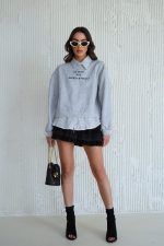 ⁦חולצה שילוב משבצות⁩ – תמונה ⁦4⁩