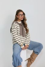 ⁦סריג צמר שילוב עליונית⁩ – תמונה ⁦9⁩