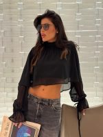 ⁦חולצת בטן שיפון⁩ – תמונה ⁦6⁩