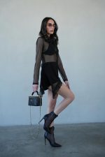 ⁦חולצת שיפון אלכסון⁩ – תמונה ⁦2⁩