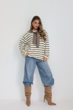 ⁦סריג צמר שילוב עליונית⁩ – תמונה ⁦4⁩